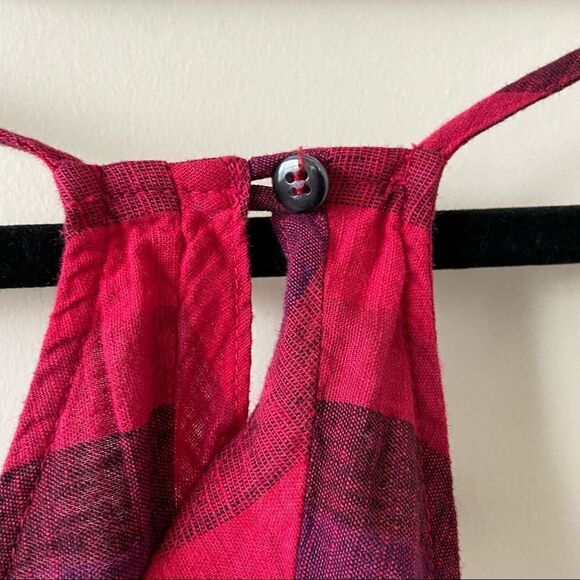 Anthropologie Red and Purple Striped Jumpsuit - Picture 7 of 11